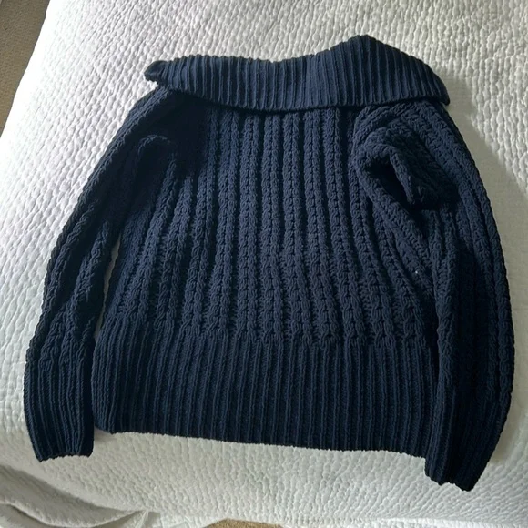 Navy blue quarter zip sweater - American Eagle - size xxs - Picture 5 of 5